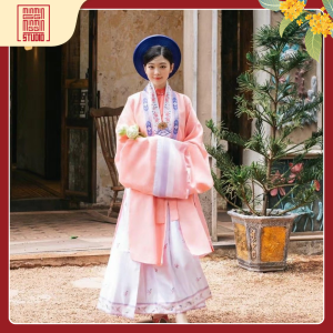 áo nhật bình cách tân hồng phấn