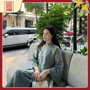 áo dài lụa gấm