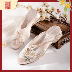 Hài Thêu Hoa Cổ Phong Thanh Nhã