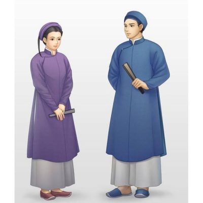 áo ngũ thân và áo dài truyền thống